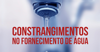 Constrangimentos no fornecimento de água