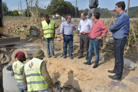 Obras de saneamento básico em A-do-Baço