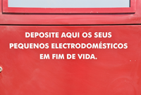 Recolha de pilhas e pequenos eletrodomésticos
