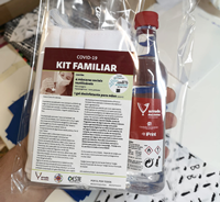 Distribuição de kits de proteção individual
