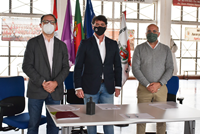Município, CRDA e EJAF unidos num objetivo comum, melhorar as condições do Pavilhão Polidesportivo