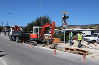 Obras na rede de drenagem de águas residuais domésticas e na rede de abastecimento de água do concelho