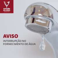 Interrupção no fornecimento de água