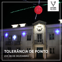 Tolerância de ponto - Natal e Ano Novo