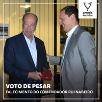 Voto de Pesar pelo falecimento do Comendador Rui Nabeiro