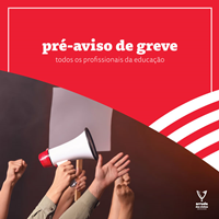 Pré-aviso greve 8 de março - todos os profissionais da educação