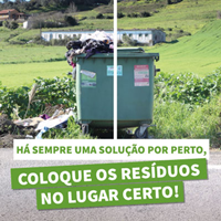 Há sempre uma solução por perto, coloque os resíduos no lugar certo!