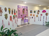 Universidade das gerações apresenta exposição de máscaras de Carnaval