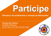 Simulacro de acolhimento e receção de deslocados