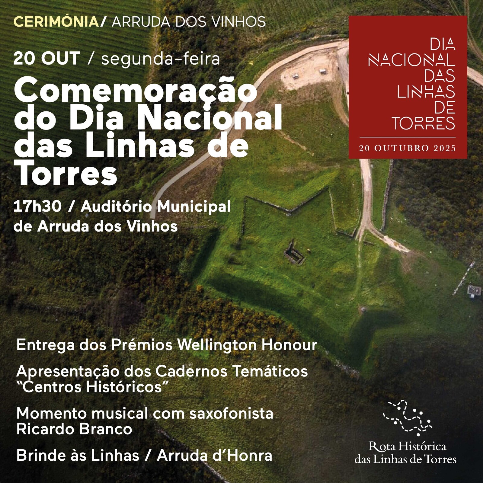 Cerimónia comemorativa do Dia Nacional das Linhas de Torres