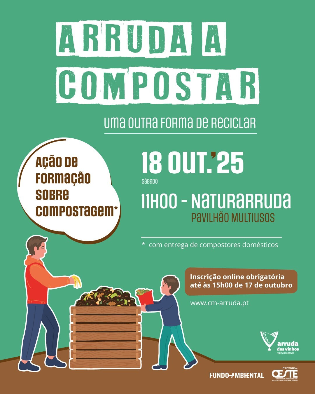 Arruda a Compostar - uma outra forma de reciclar - ação de formação