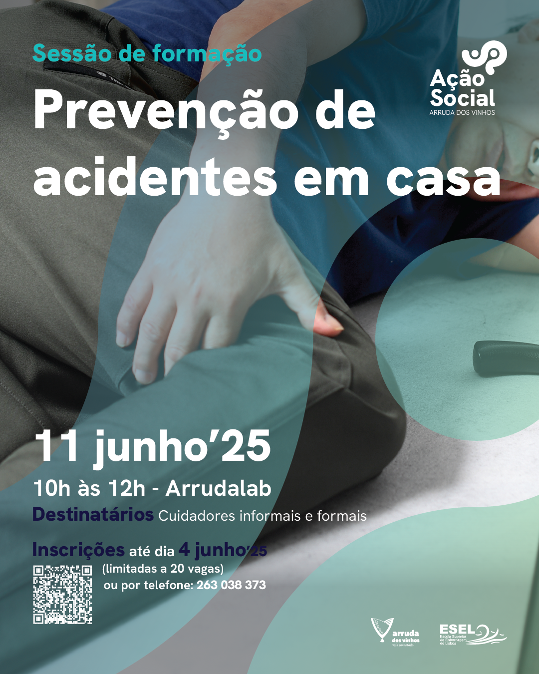 Ação de formação "Prevenção de acidentes em casa"